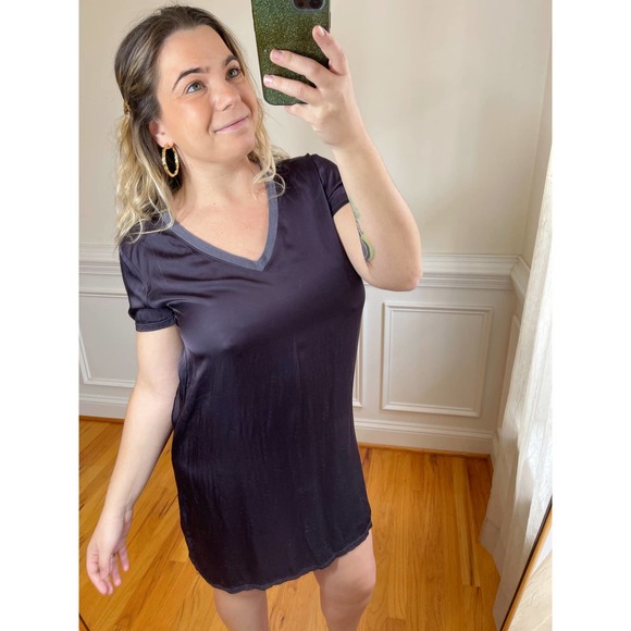 NWOT Nation LTD 100% Silk T-shirt Dress - Picture 1 of 4